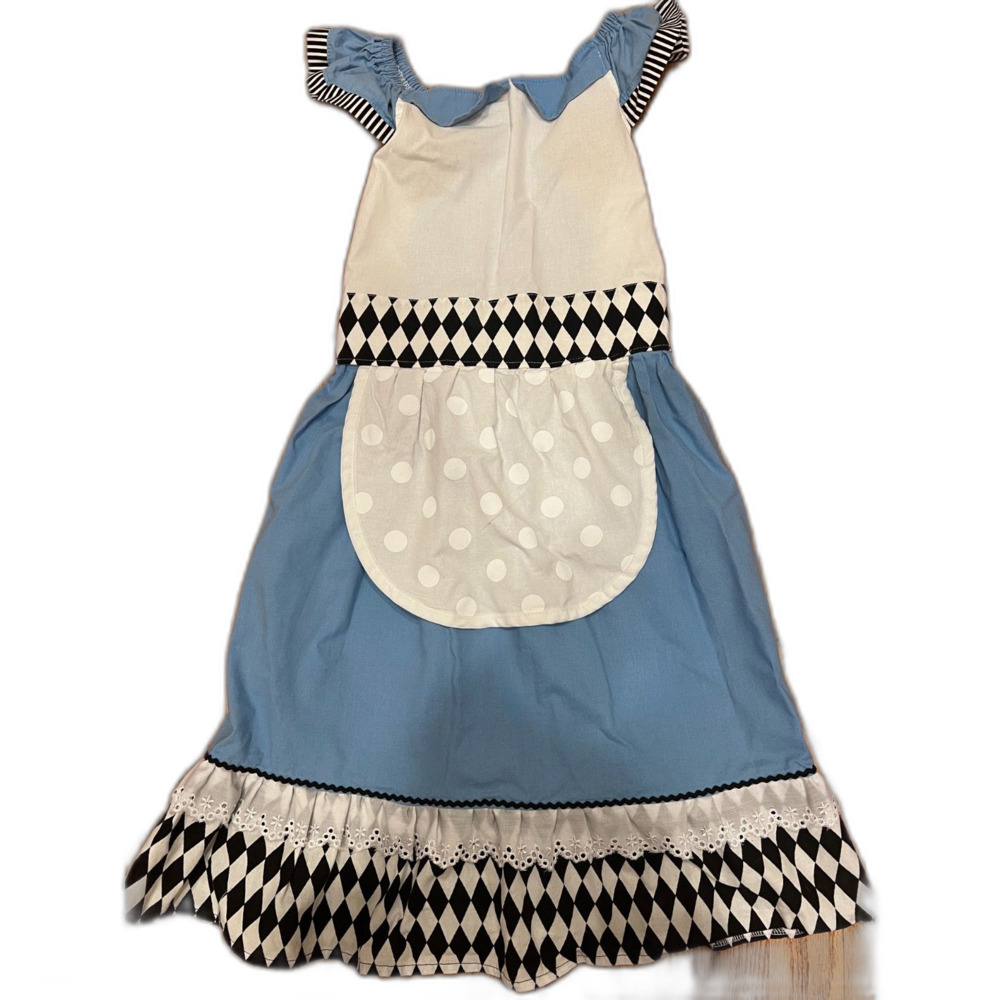 Handmade Alice in Wonderland Halloween Costume Girls 8-10